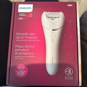 Philips White Epilator for Smooth Skin